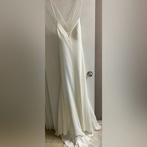 Azazie Mia Wedding Dress Diamond White Women sz WD 14 NWT
